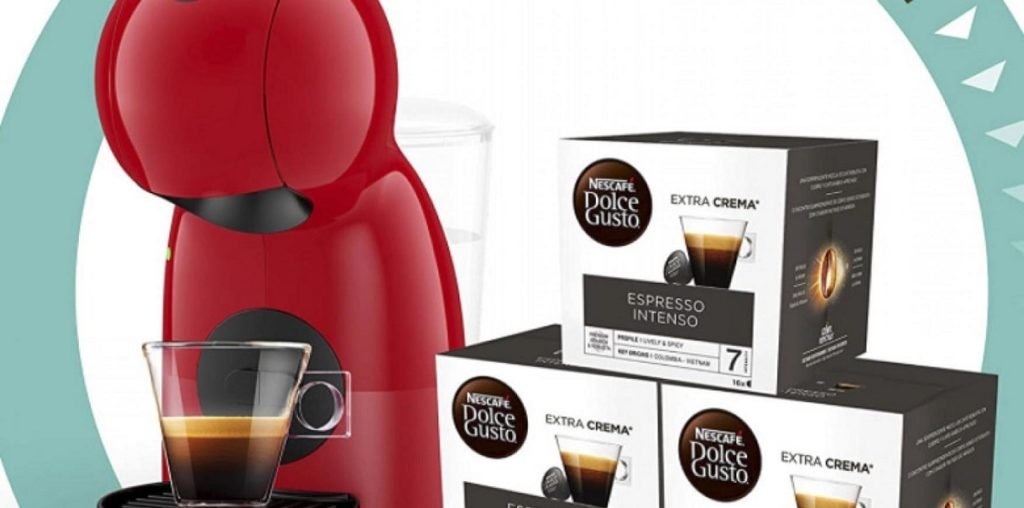 cafetera y capsulas dolce gusto