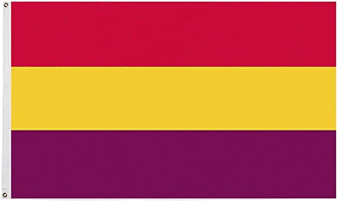 Bandera española republicana para balcón
