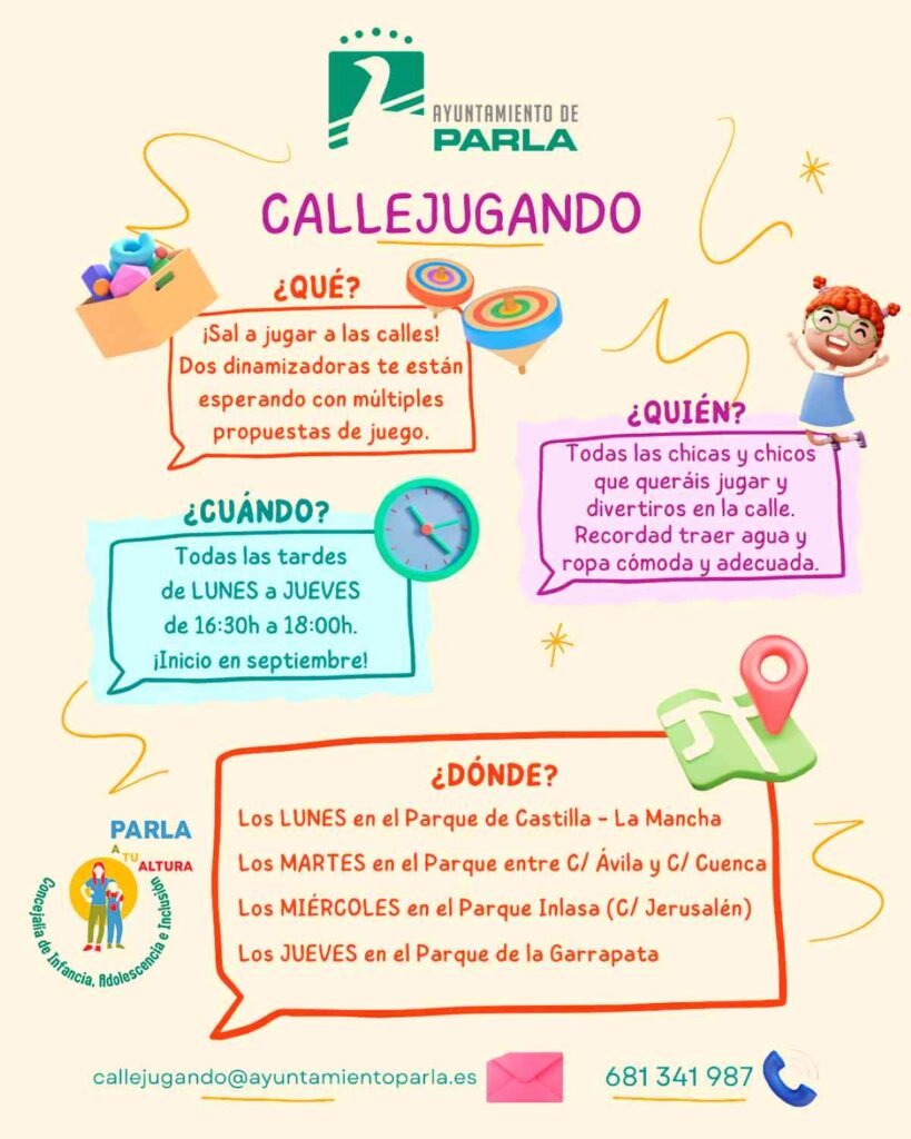 Vuelve Callejugando, un espacio para recuperar las calles como lugar de juego para menores