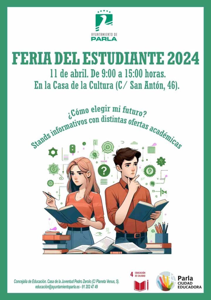 El Ayuntamiento de Parla celebra la Feria para Estudiantes 2024