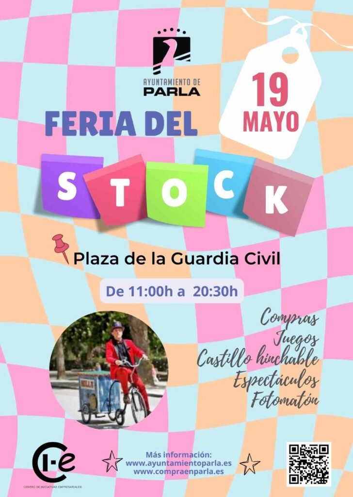 Últimos días para que los comercios de Parla se inscriban en la próxima IX Feria del Stock