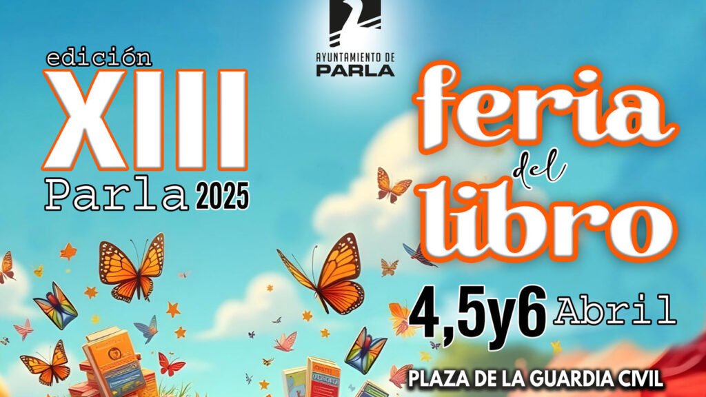 Cartel de la XIII Feria del Libro de Parla